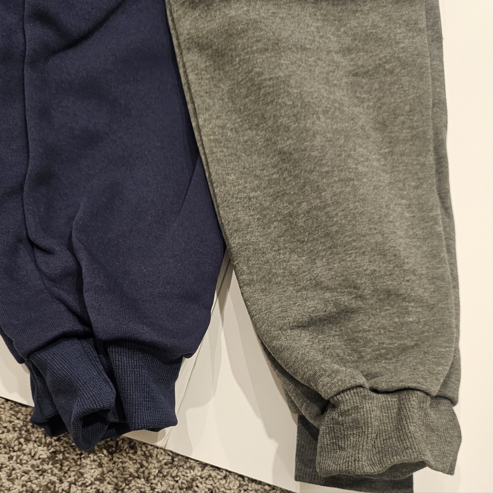 NWT Men's Stylish 2 Jogger Pants/ 2 Pants - Black, Green, Blue, Gray Size-M - Picture 3 of 6